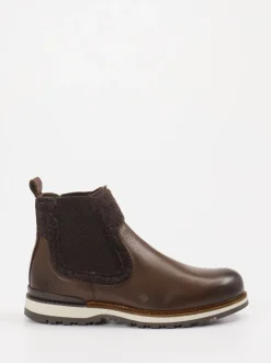 Ralph Harrison – Chelsea-Boots aus Leder Dunkelbraun