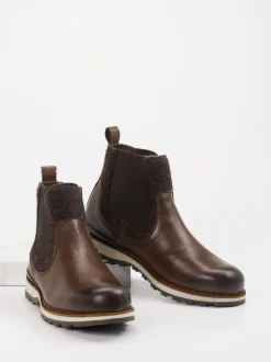 Ralph Harrison – Chelsea-Boots aus Leder Dunkelbraun