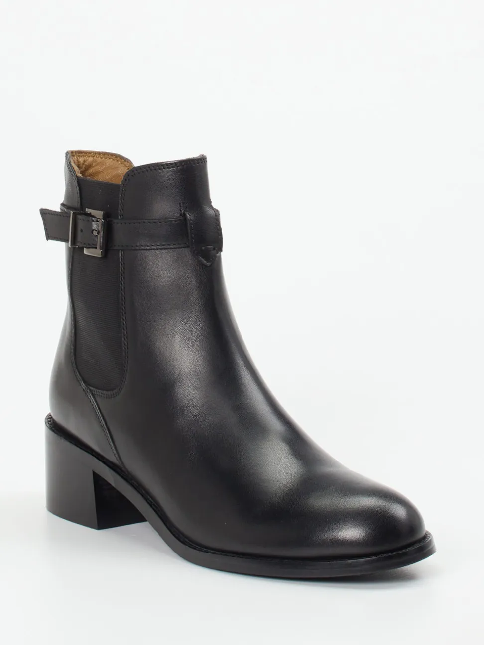Ralph Harrison – Chelsea-Stiefelette aus Kalbleder Schwarz