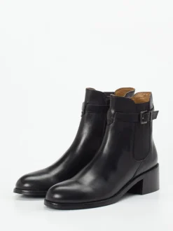 Ralph Harrison – Chelsea-Stiefelette aus Kalbleder Schwarz