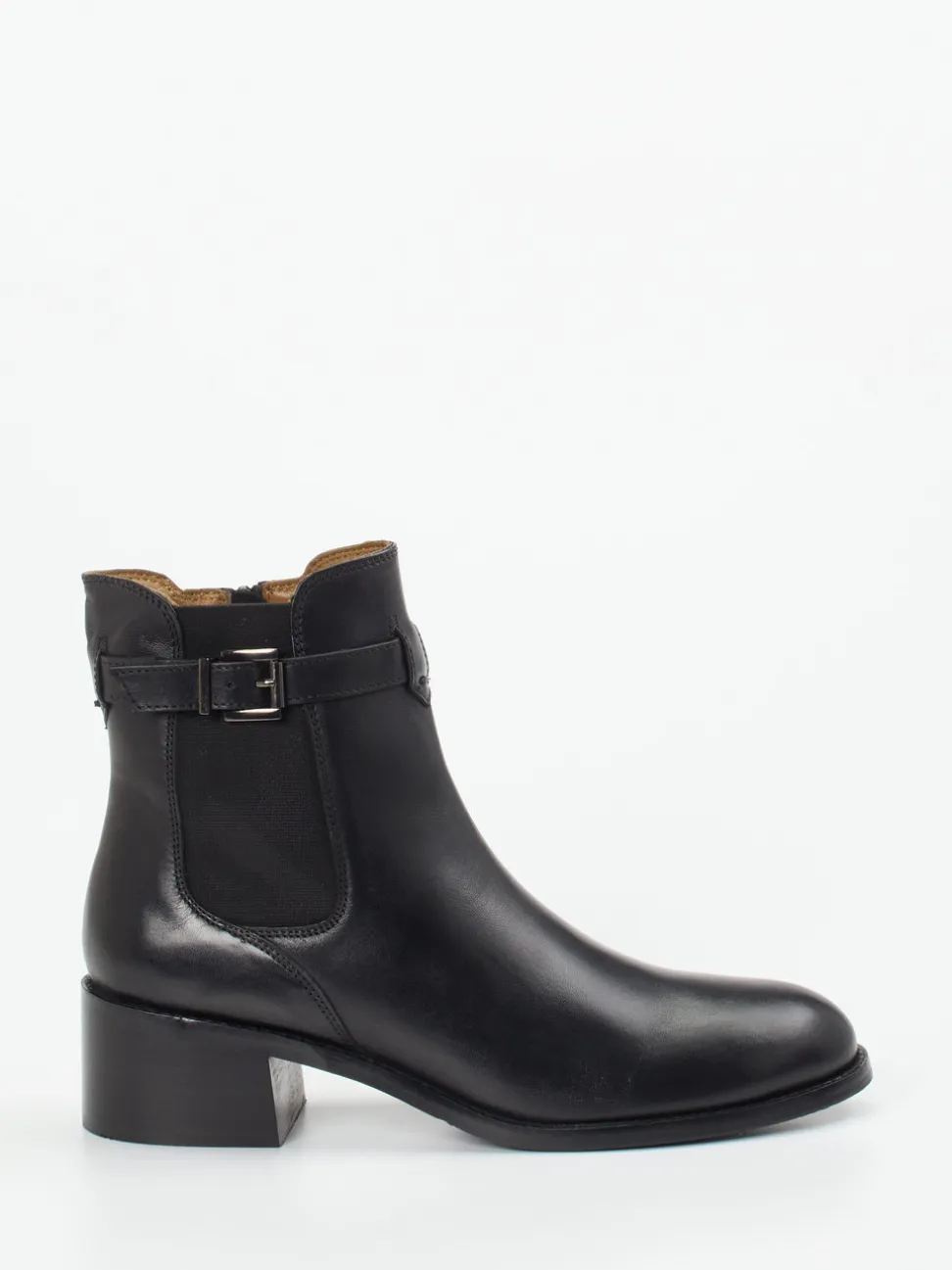 Ralph Harrison – Chelsea-Stiefelette aus Kalbleder Schwarz