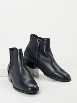 Ralph Harrison – Chelsea-Stiefelette aus Kalbleder Blau