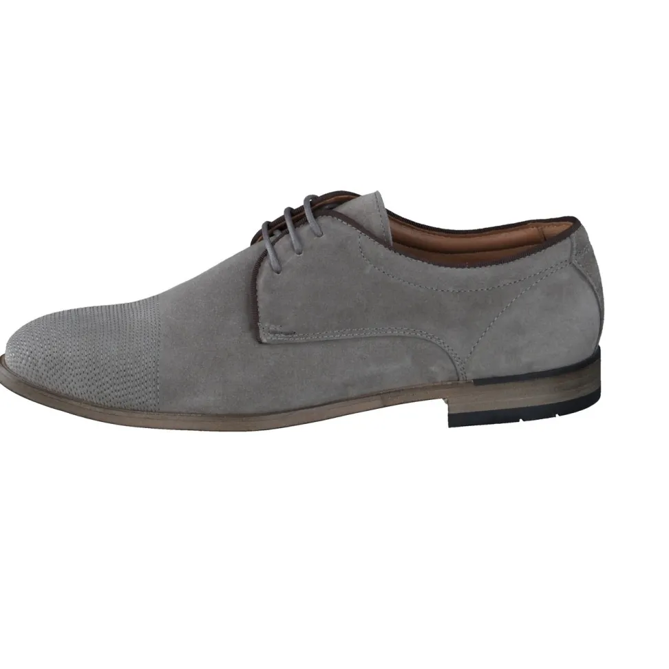 Ralph Harrison – Derby aus Veloursleder Grau