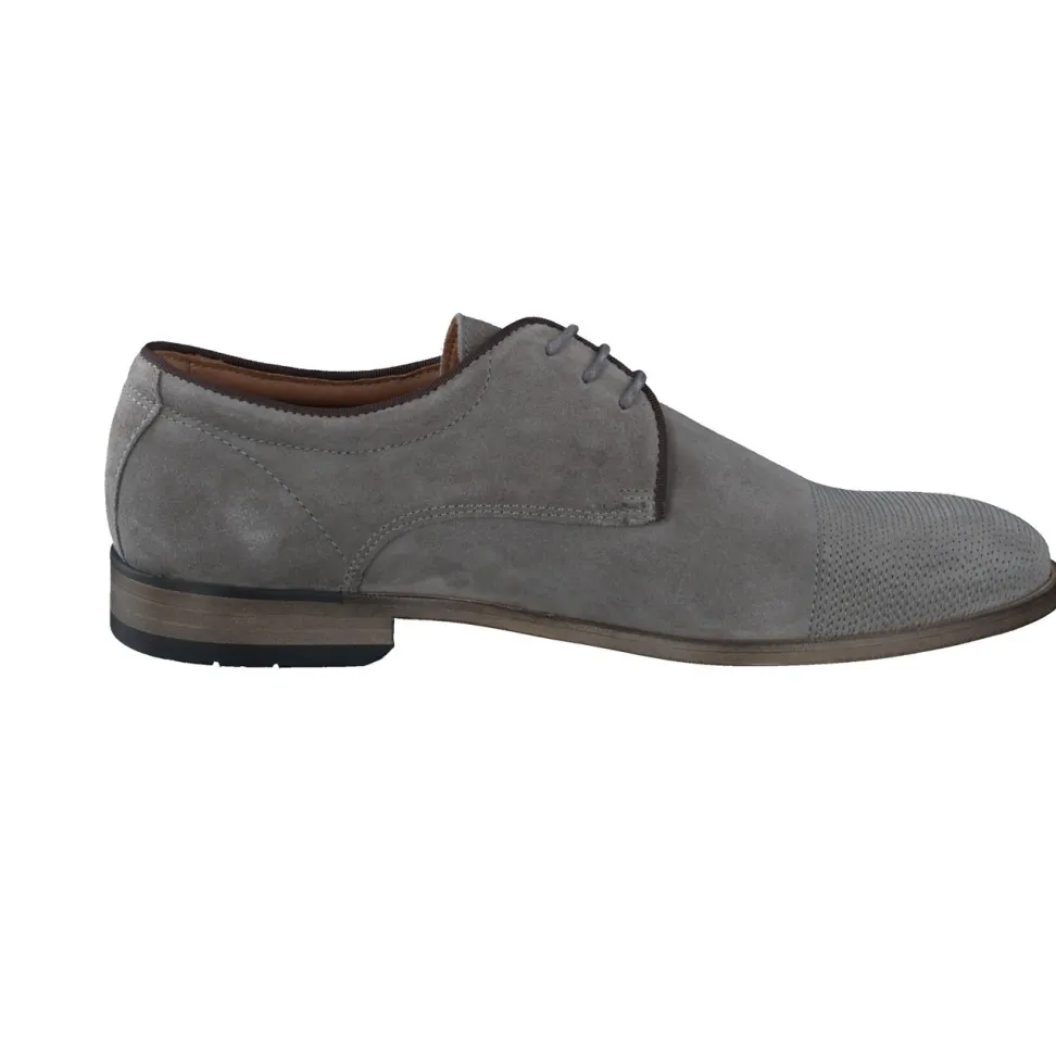 Ralph Harrison – Derby aus Veloursleder Grau