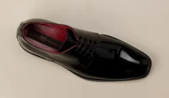 Ralph Harrison – Derby aus Lackleder Schwarz