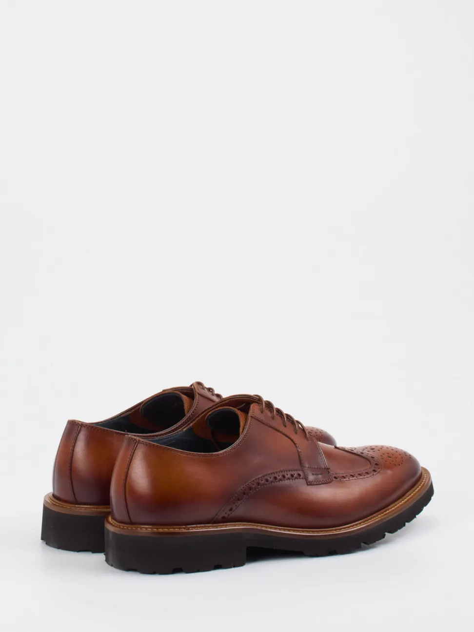Ralph Harrison – Derby Brogue aus Kalbleder Braun