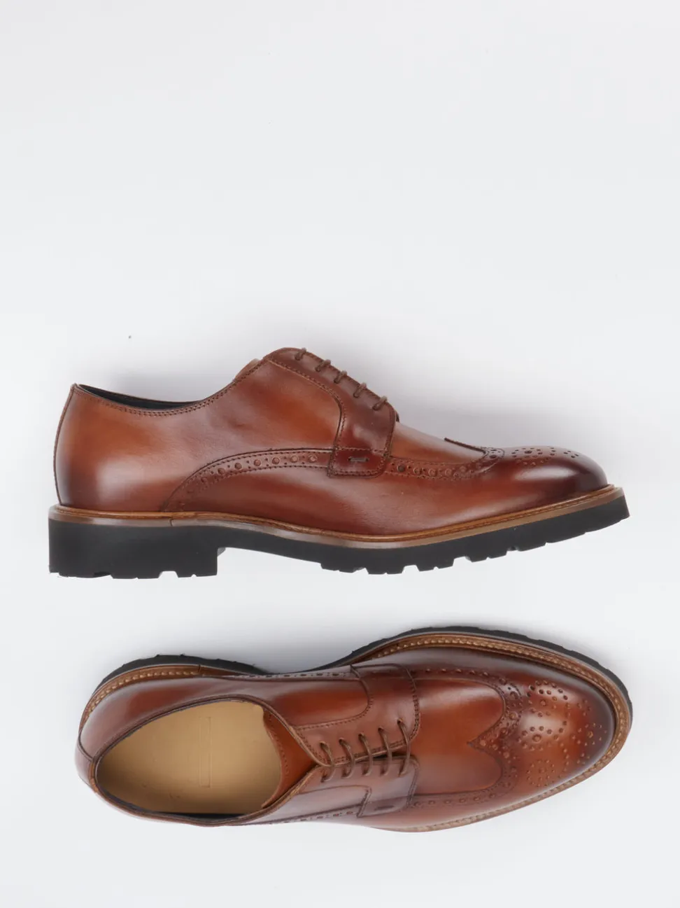 Ralph Harrison – Derby Brogue aus Kalbleder Braun