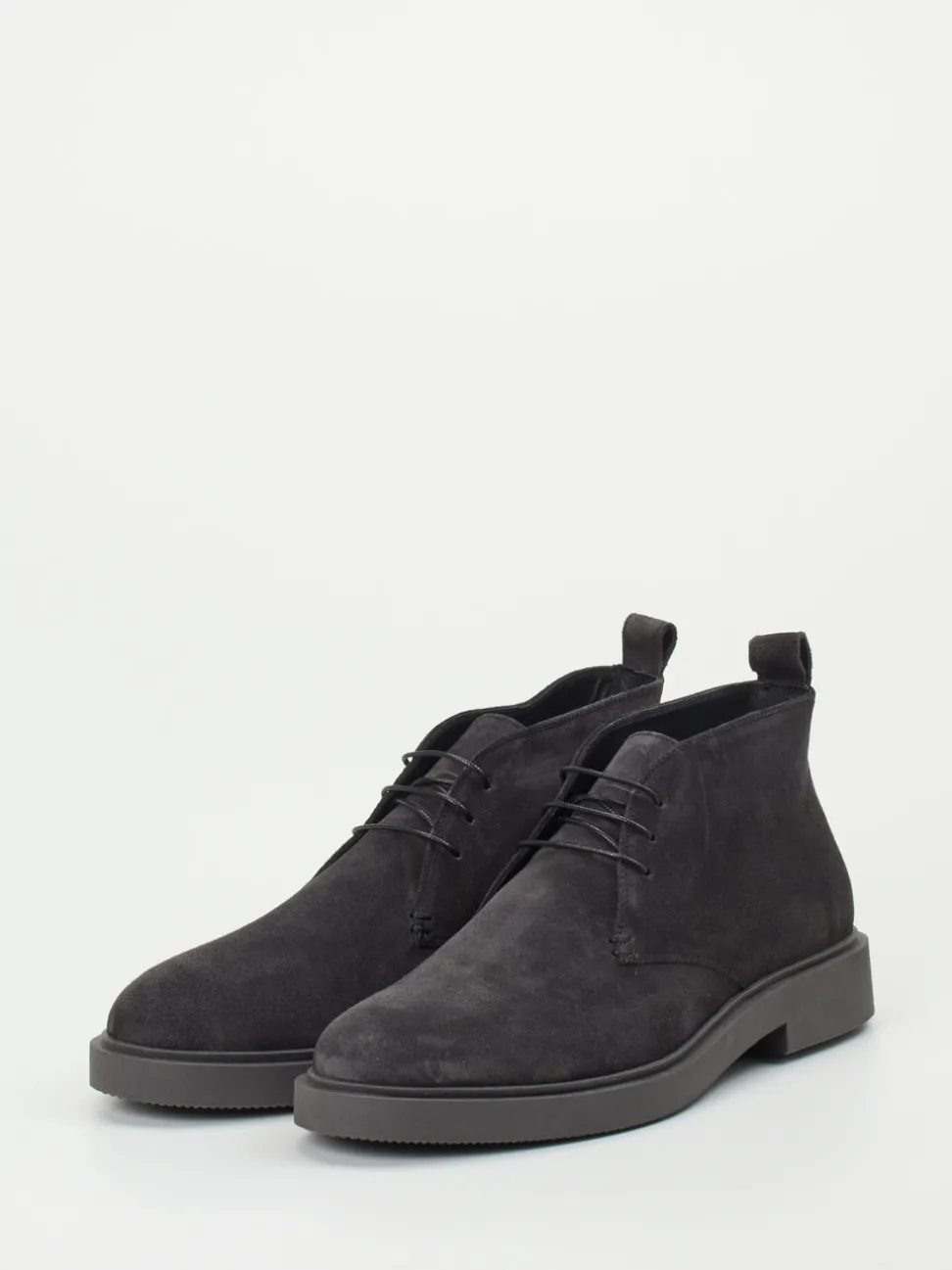 Ralph Harrison – Desert Boots aus Veloursleder grau