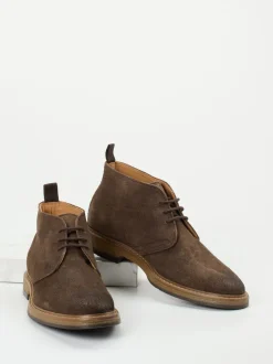 Ralph Harrison – Desert Boots aus Veloursleder braun