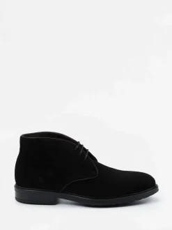 Ralph Harrison – Desert Boots aus Veloursleder schwarz