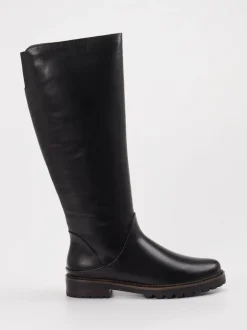 Ralph Harrison – Kniehohe Stiefel aus Leder schwarz