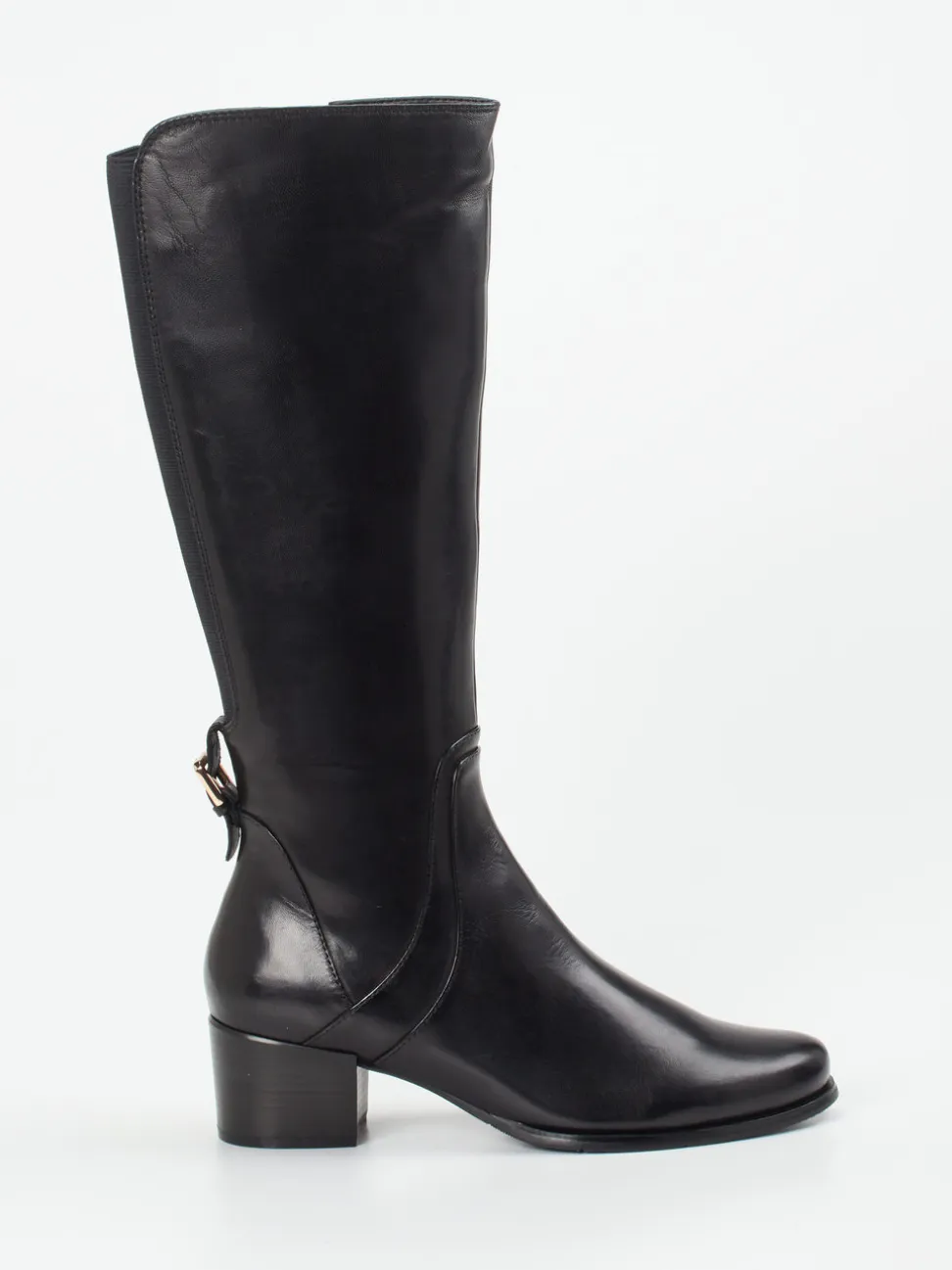 Ralph Harrison – Kniehohe Stiefel aus Lammleder Schwarz