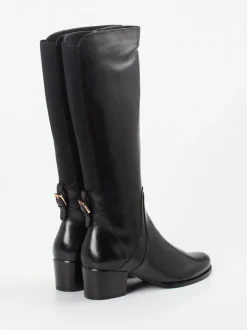 Ralph Harrison – Kniehohe Stiefel aus Lammleder Schwarz