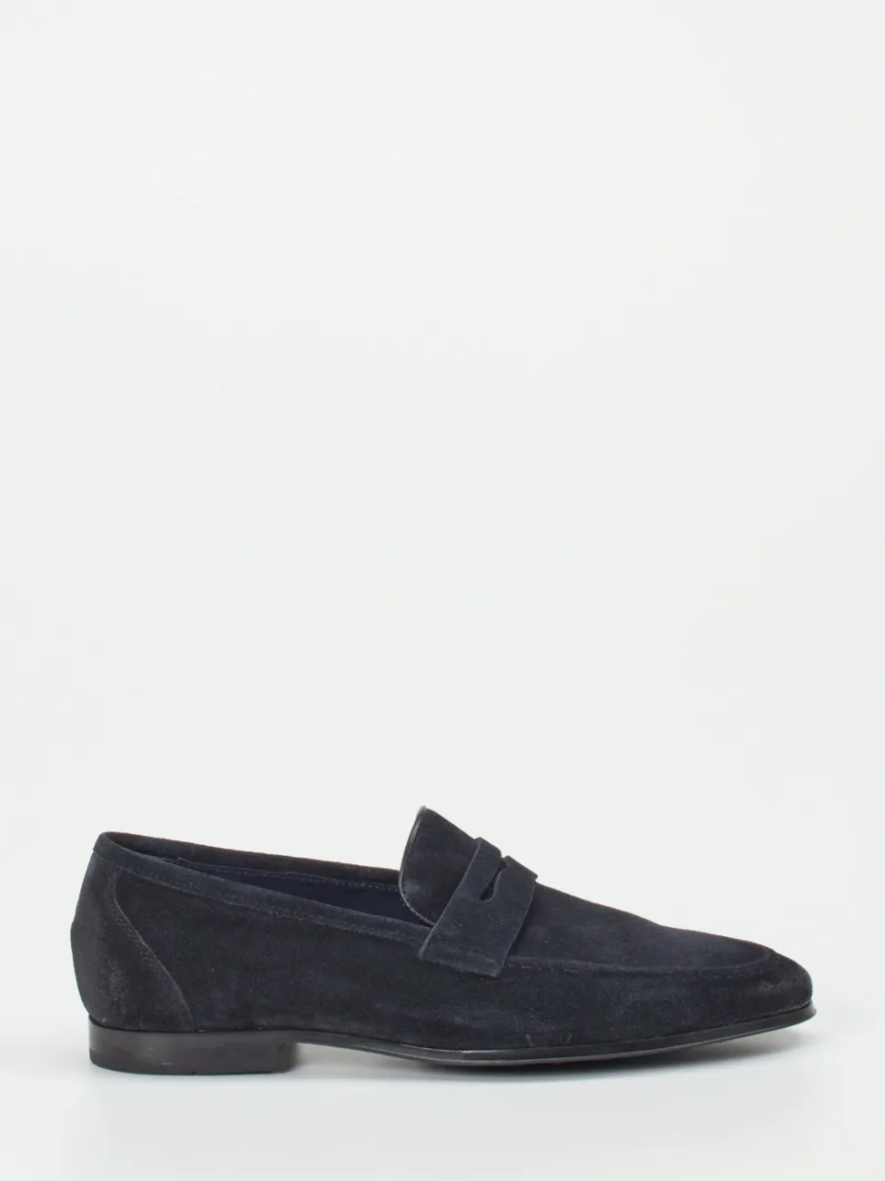 Ralph Harrison – Loafer aus Veloursleder Dunkelblau