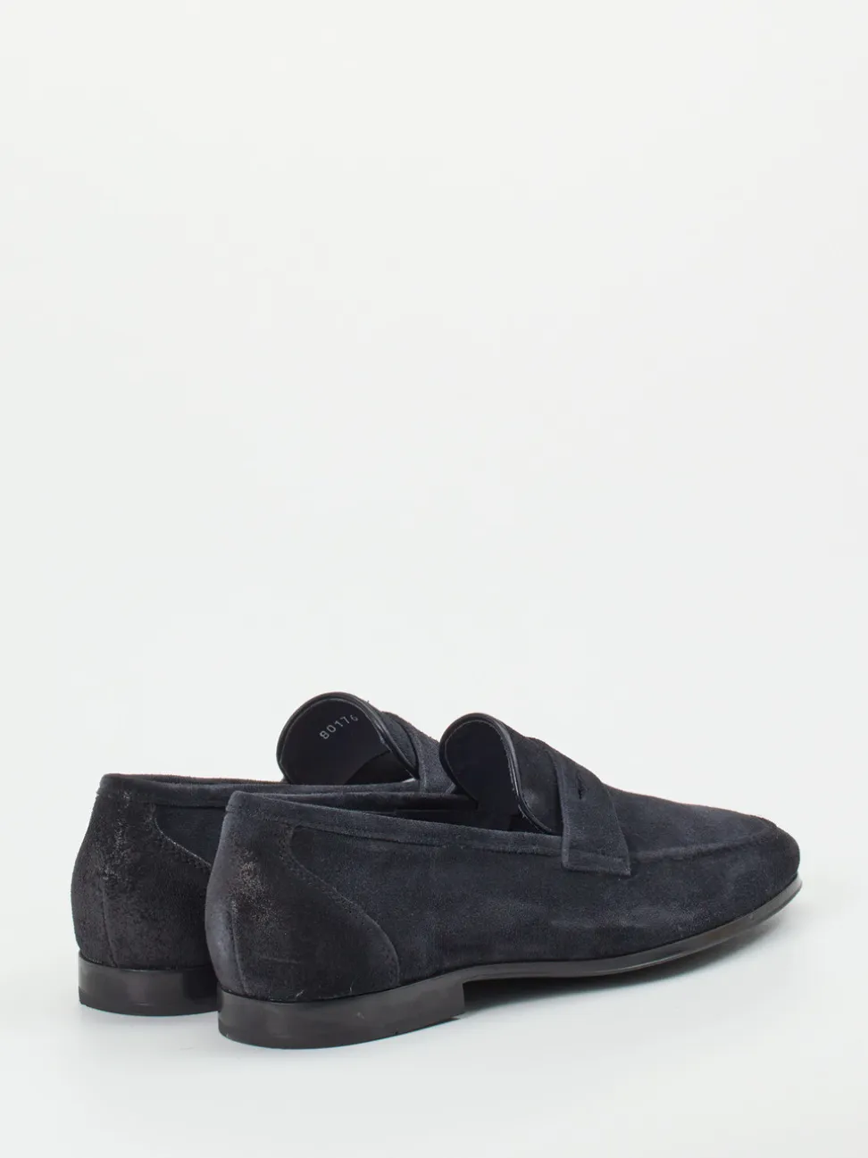 Ralph Harrison – Loafer aus Veloursleder Dunkelblau