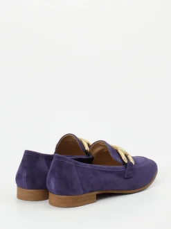 Ralph Harrison – Loafer aus Nubukleder in Violett