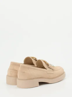 Ralph Harrison – Loafer aus Veloursleder Beige