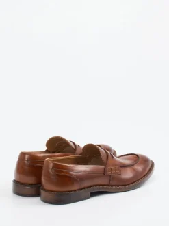 Ralph Harrison – Loafer aus Glattleder cognacbraun