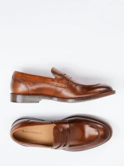 Ralph Harrison – Loafer aus Glattleder cognacbraun