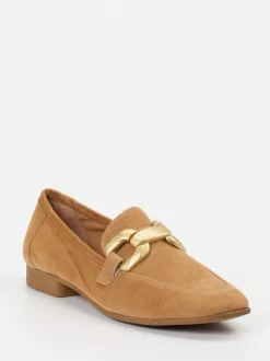 Ralph Harrison – Loafer aus Nubukleder in Cognac