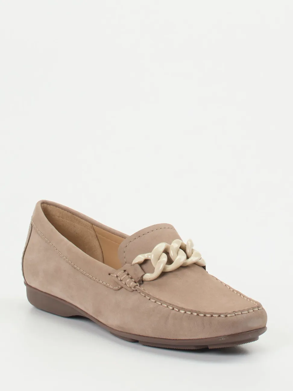 Ralph Harrison – Loafer aus Nubukleder in Beige