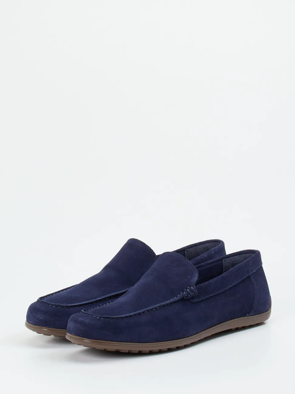 Ralph Harrison – Mokassin aus Veloursleder marineblau