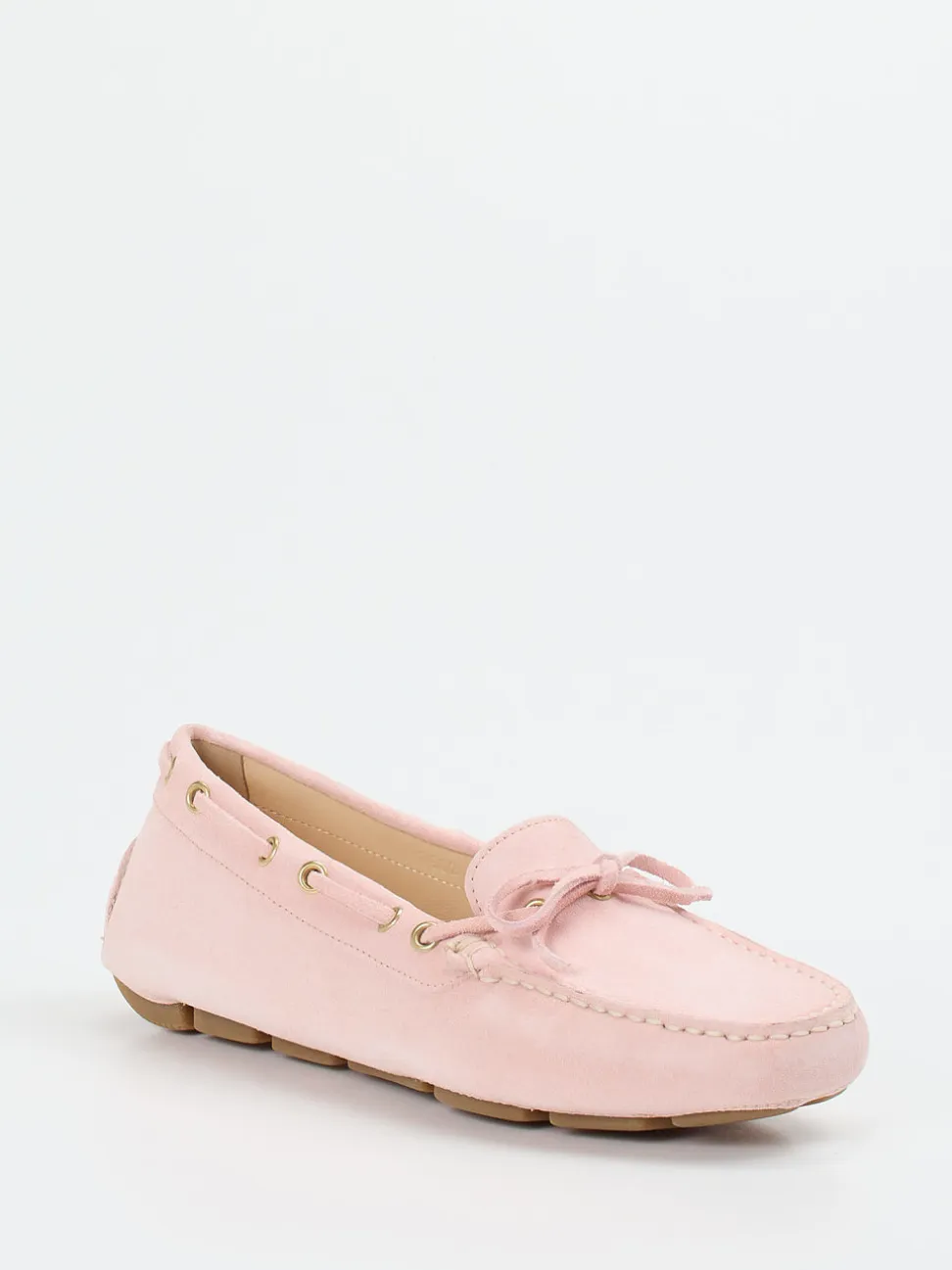 Ralph Harrison – Mokassins aus Veloursleder in Rosa