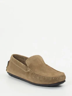 Ralph Harrison – Mokassins aus Veloursleder sandbraun