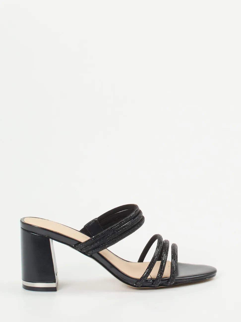 Ralph Harrison – Mules aus Metallicleder Schwarz