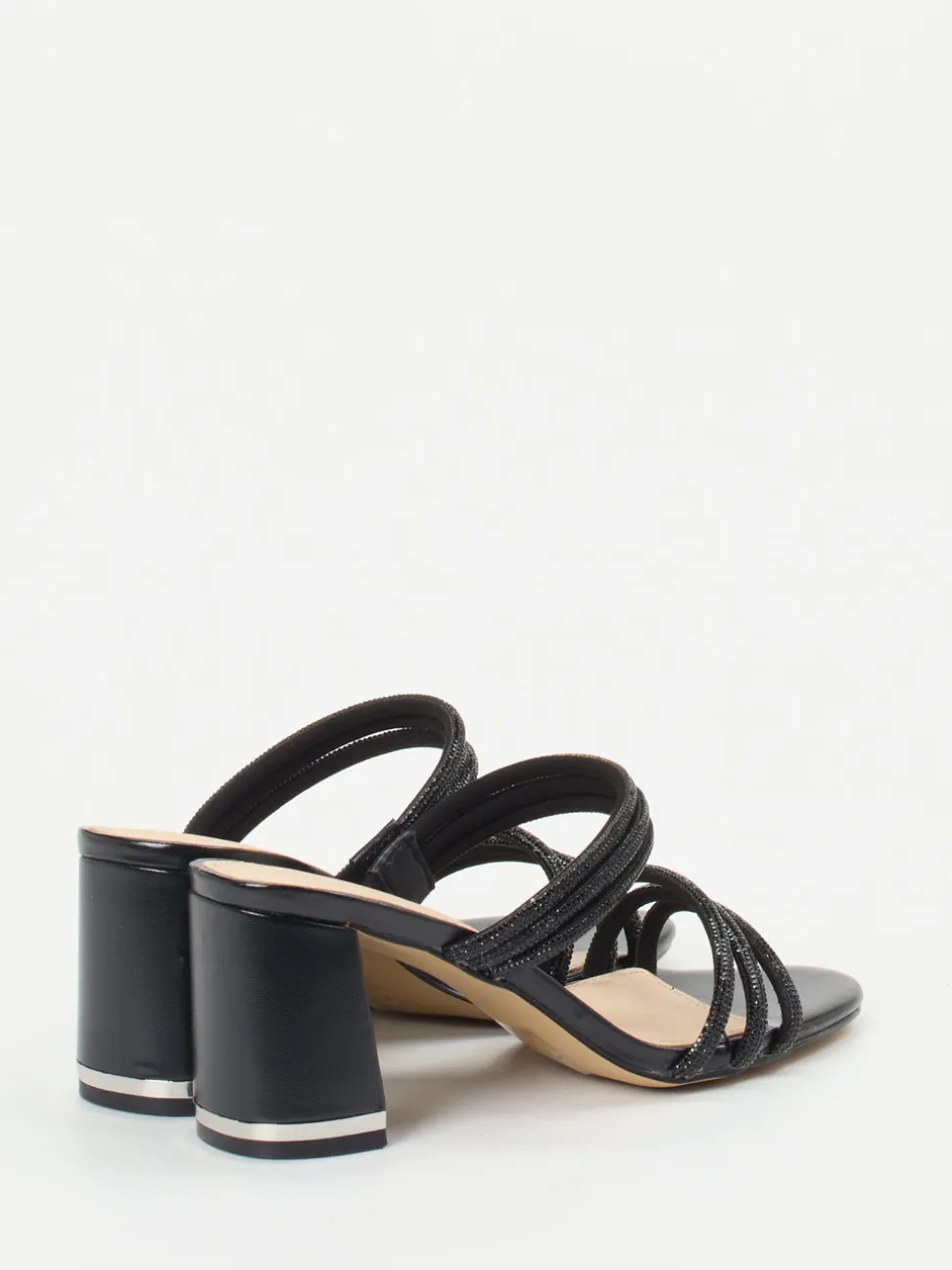 Ralph Harrison – Mules aus Metallicleder Schwarz