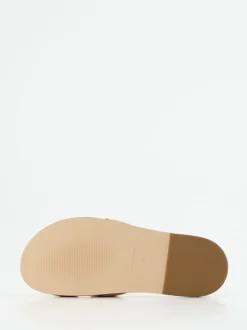 Ralph Harrison – Pantolette aus Veloursleder beige