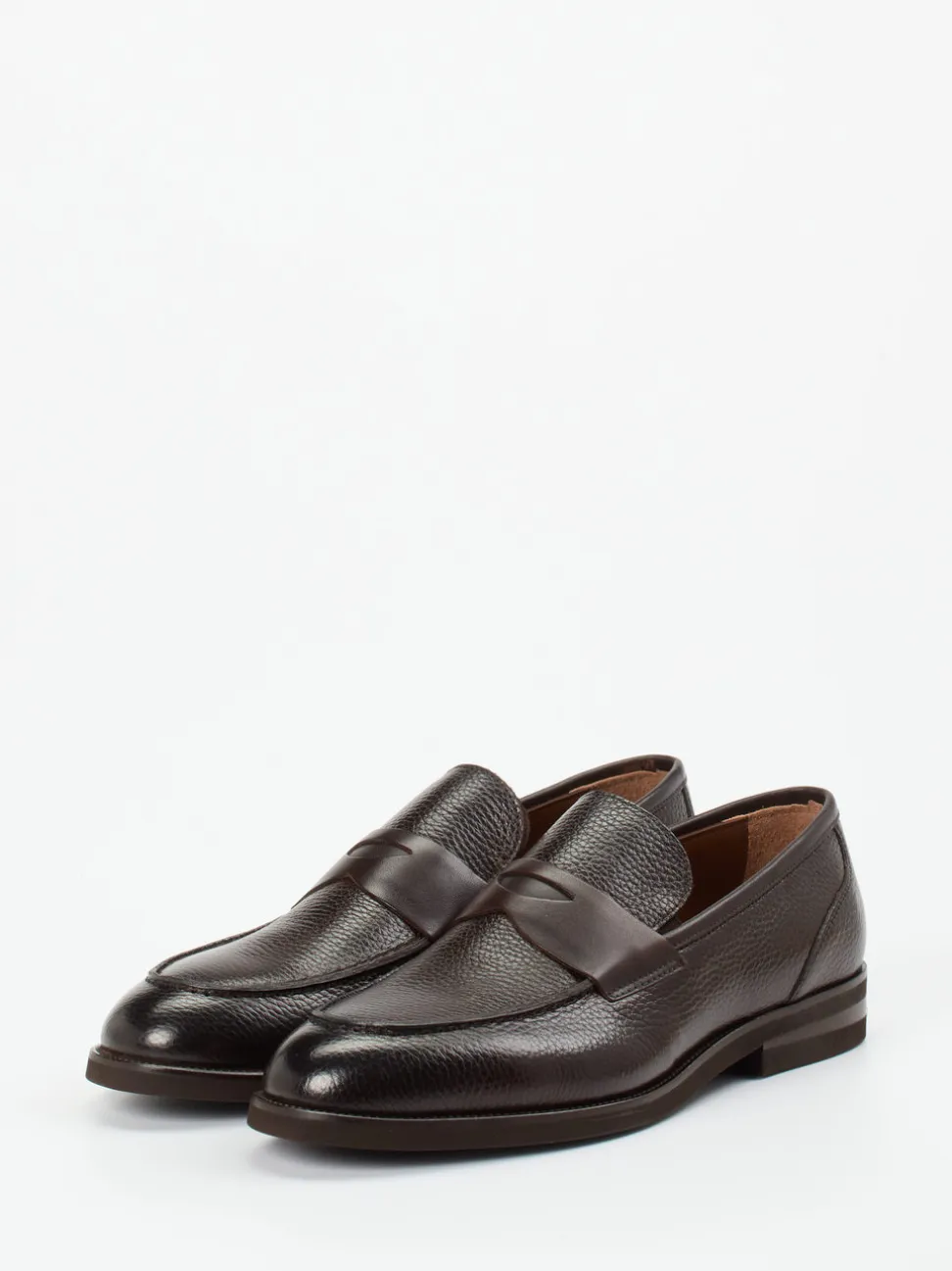 Ralph Harrison – Penny Loafer aus Kalbleder Dunkelbraun