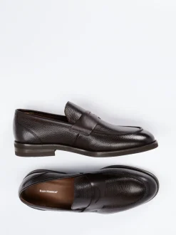 Ralph Harrison – Penny Loafer aus Kalbleder Dunkelbraun