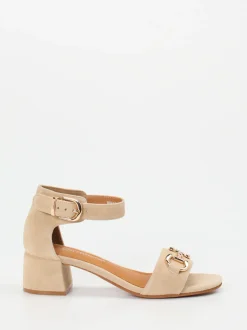 Ralph Harrison – Sandalen aus Nubukleder beige