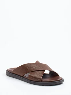 Ralph Harrison – Sandalen aus Kalbleder dunkelbraun