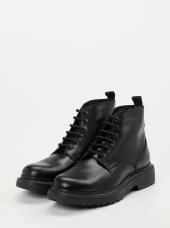 Ralph Harrison – Schnürboots aus Fettleder Schwarz