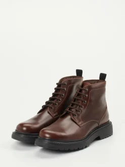 Ralph Harrison – Schnürboots aus Fettleder schokobraun