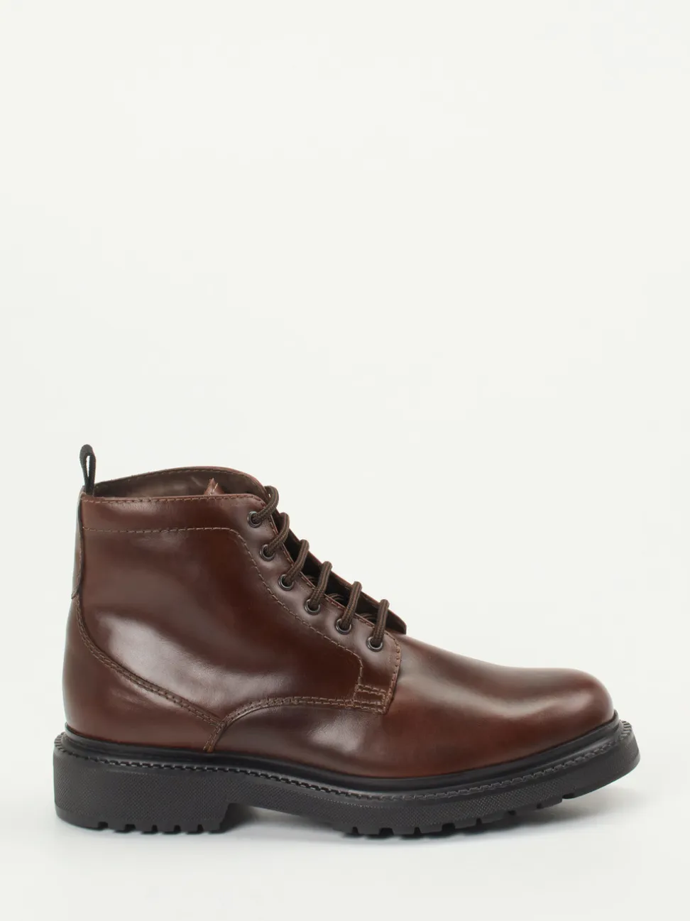 Ralph Harrison – Schnürboots aus Fettleder schokobraun