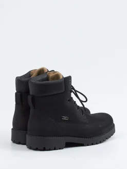 Ralph Harrison – Schnürboots aus Nubukleder schwarz