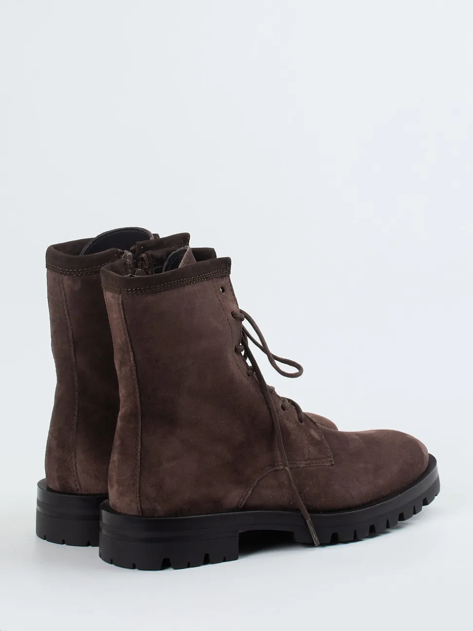 Ralph Harrison – Schnürboots aus Veloursleder braun