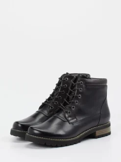 Ralph Harrison – Schnürboots aus Lammleder schwarz