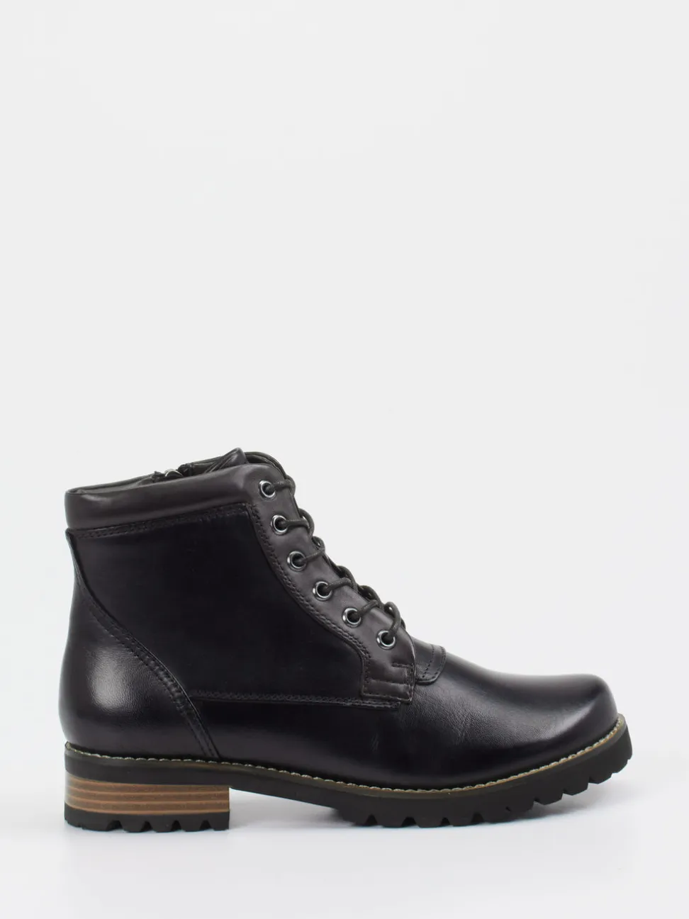 Ralph Harrison – Schnürboots aus Lammleder schwarz