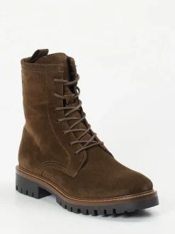 Ralph Harrison – Schnürboots aus Veloursleder braun
