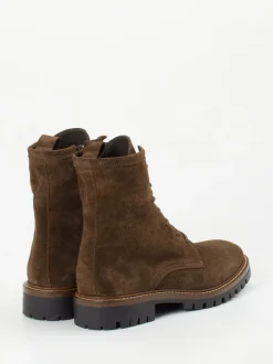 Ralph Harrison – Schnürboots aus Veloursleder braun