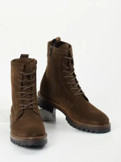 Ralph Harrison – Schnürboots aus Veloursleder braun