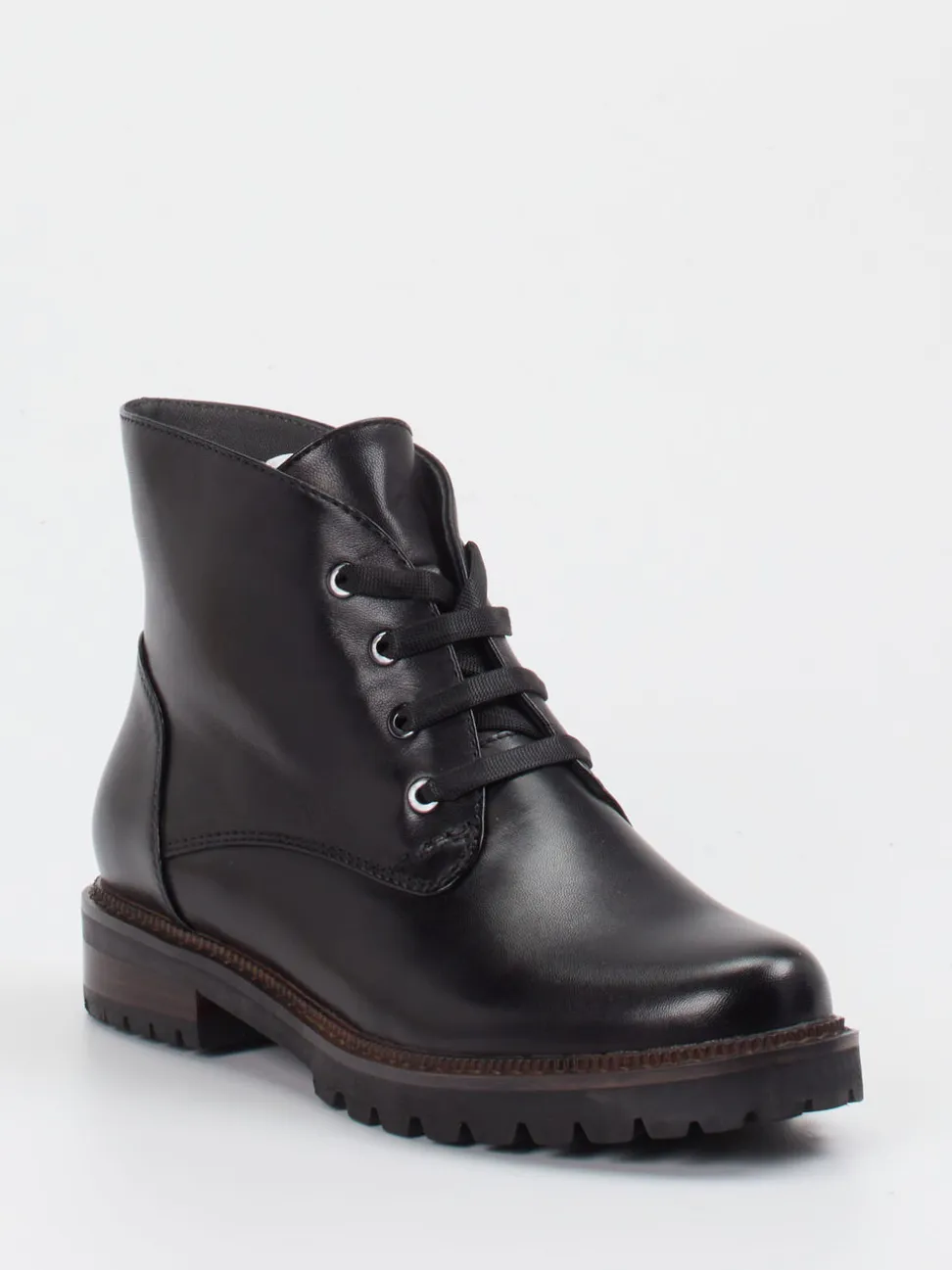 Ralph Harrison – Schnürboots aus Lammleder schwarz
