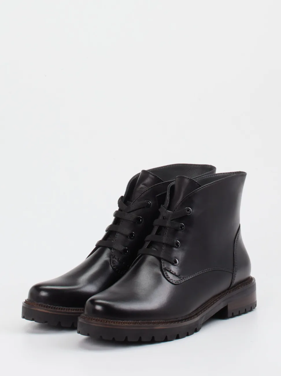 Ralph Harrison – Schnürboots aus Lammleder schwarz