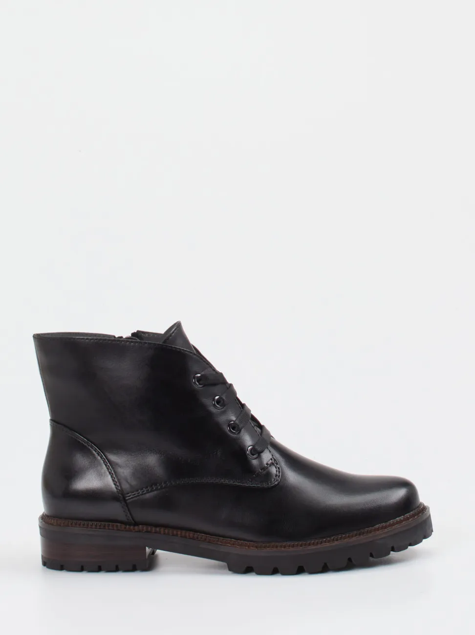 Ralph Harrison – Schnürboots aus Lammleder schwarz