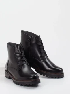Ralph Harrison – Schnürboots aus Lammleder schwarz