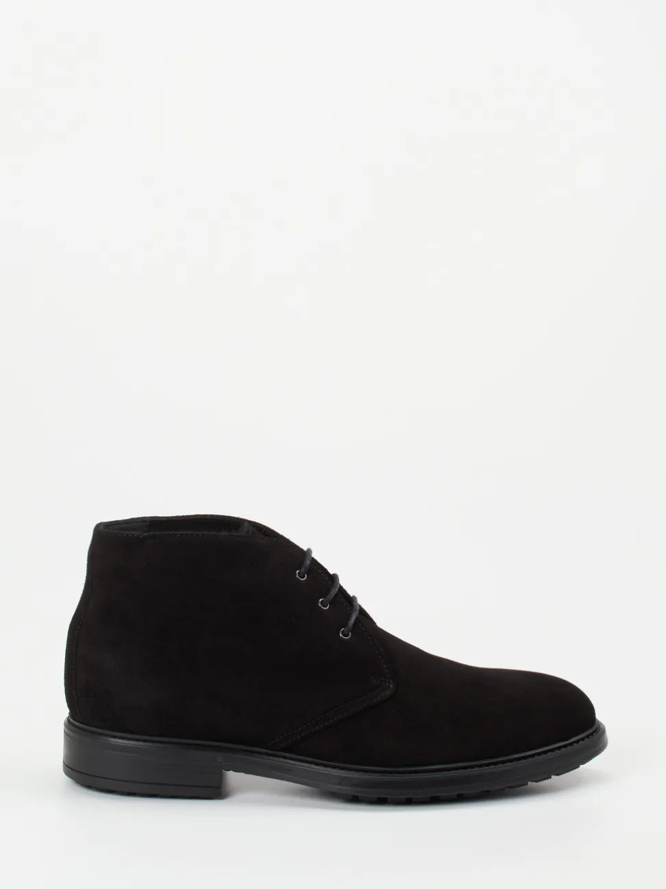 Ralph Harrison – Schnürboots aus Veloursleder schwarz
